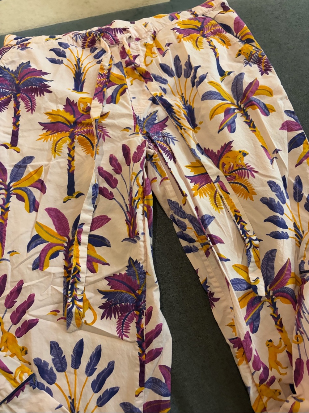 Printfresh Monkey Business Pajama Pants - Picture 2 of 4